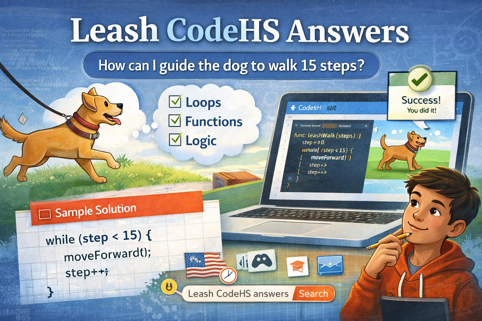 leash codehs answers