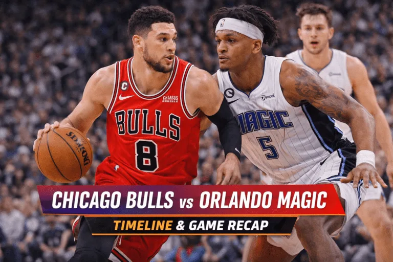 chicago bulls vs orlando magic timeline