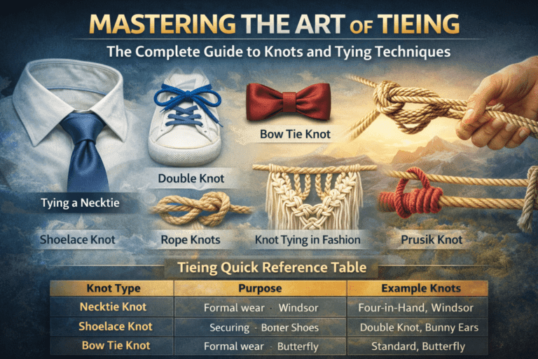 tieing