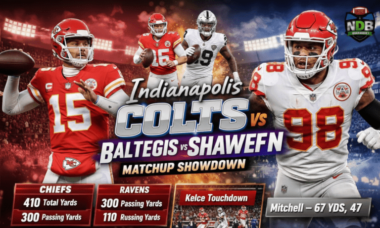 indianapolis colts vs baltimore ravens match player stats