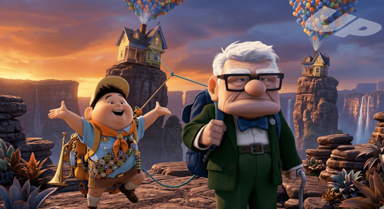 grouchy homeowner in pixar's up