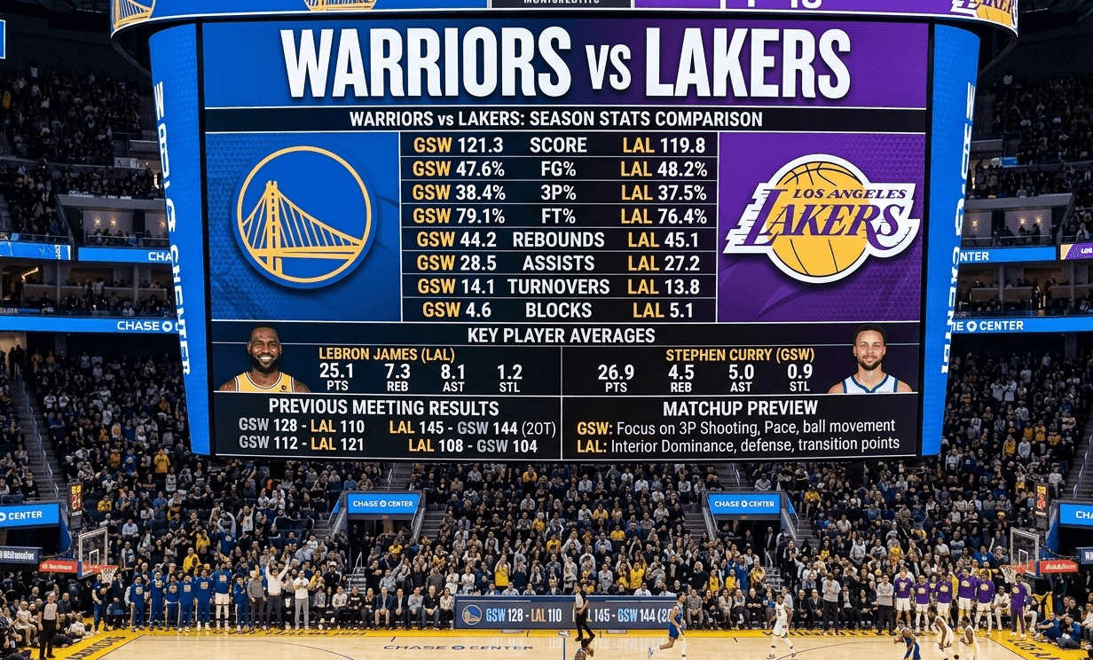 warriors vs lakers