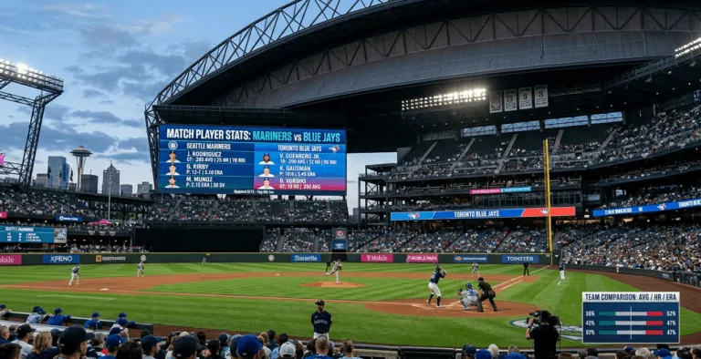 seattle mariners vs toronto blue jays match player stats