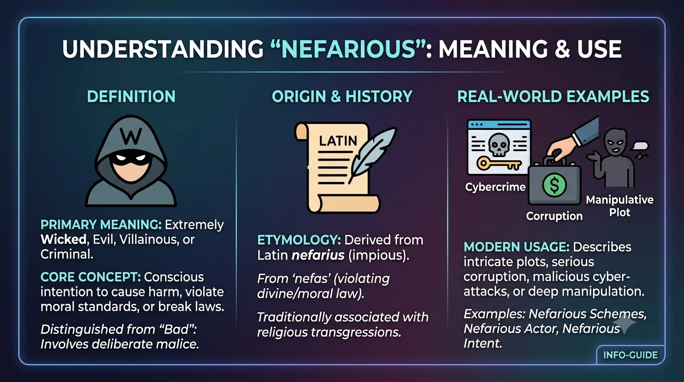 nefarious meaning