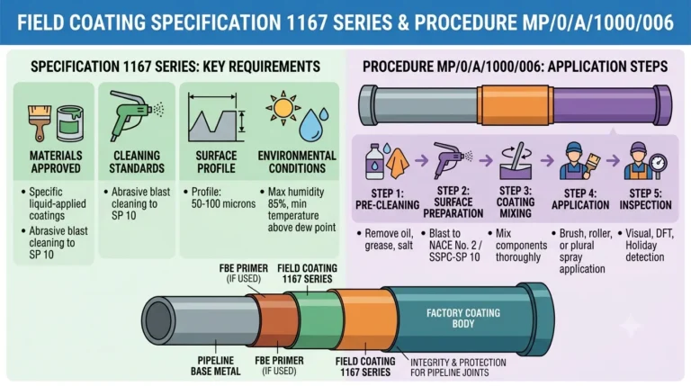 field coating specification 1167 series and procedure mp/0/a/1000/006