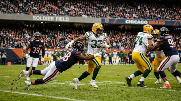 green bay packers vs chicago bears match player stats