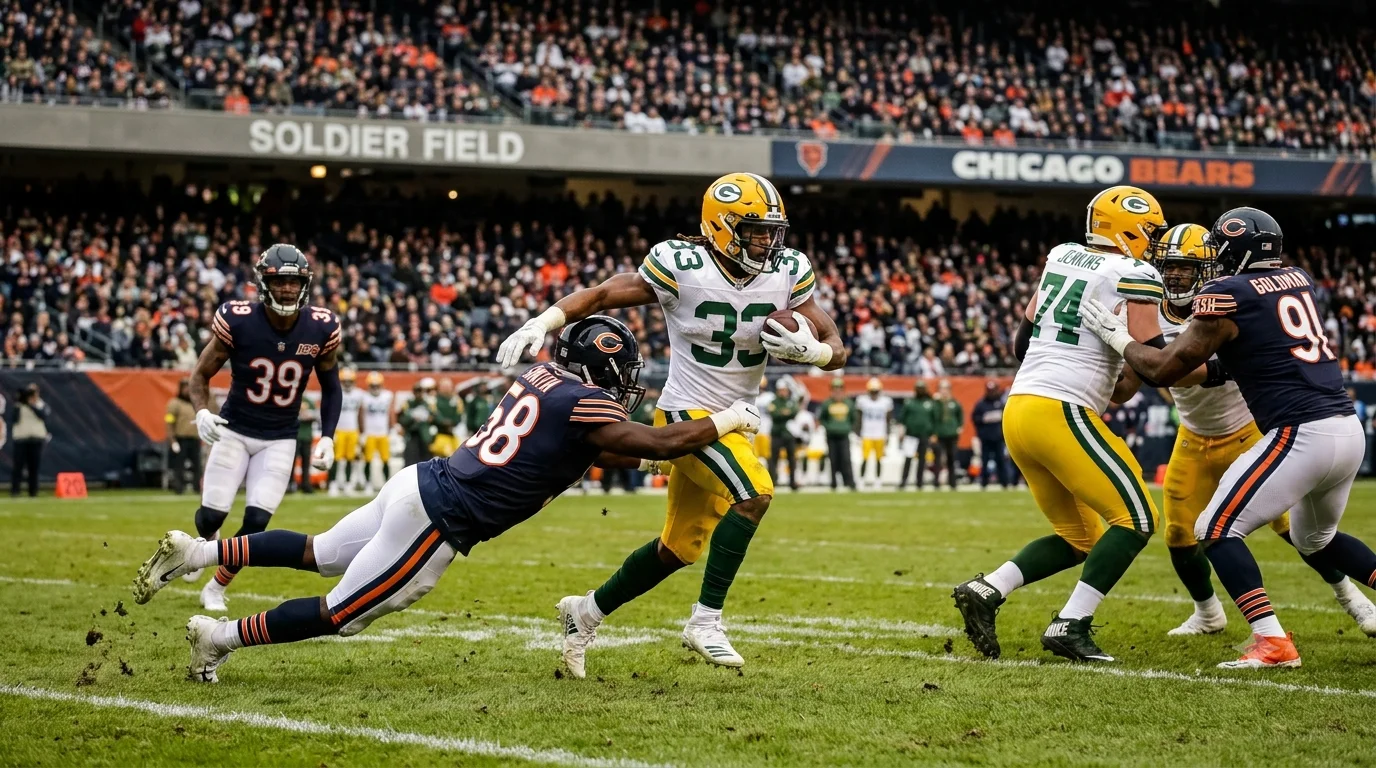 green bay packers vs chicago bears match player stats