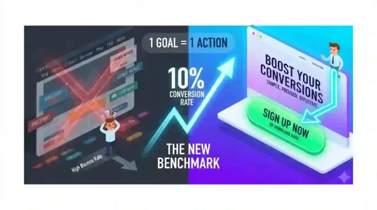 what is a landing page conversion