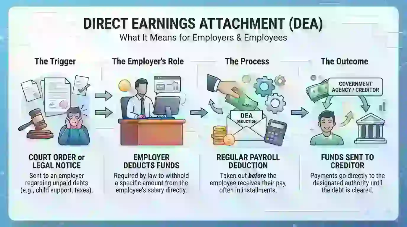direct earnings attachment meaning