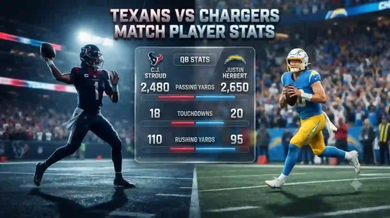texans vs chargers match player stats