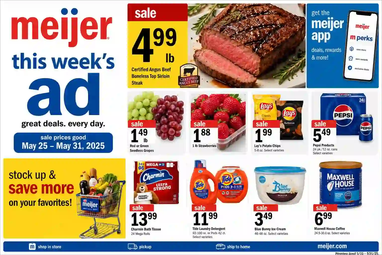 Meijer ad this week featuring weekly deals and grocery savings